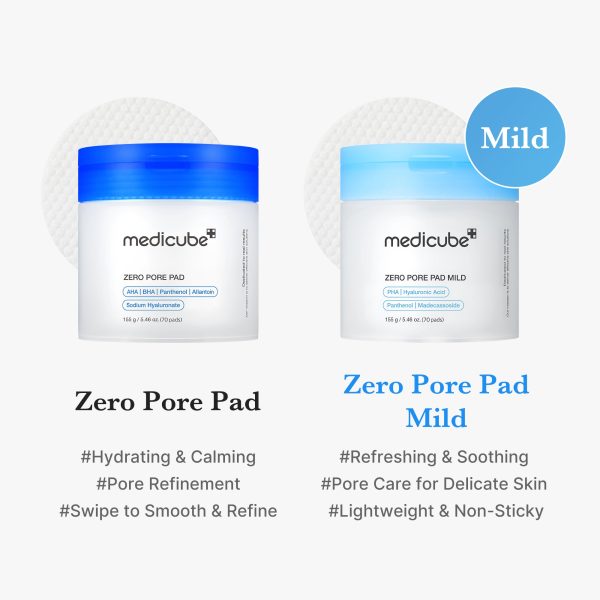 [Subscr.] Zero Pore Madecassoside Pads (Mild)
